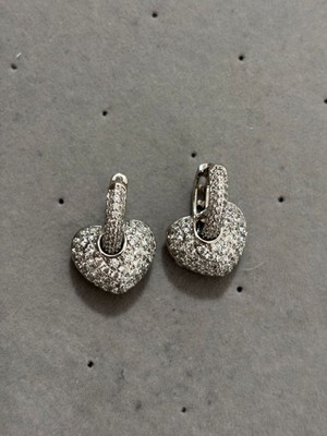 Xuping Silver Kalpli Taşlı Küpe