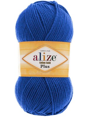 Alize Coton Gold Plus (1 Adet) 141 Saks Mavisi El Örgü Ipliği