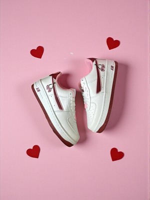 Mireva Happy Valentines Day Kirazlı Sneaker - Bordo
