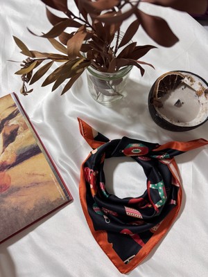 Trend Dokunuş Kadın Kış Temalı Fular