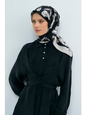 Armine  Saf Ipek Sura Eşarp 9536D 30