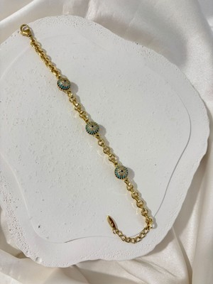 Xuping Gold Nazar Boncuklu Bileklik