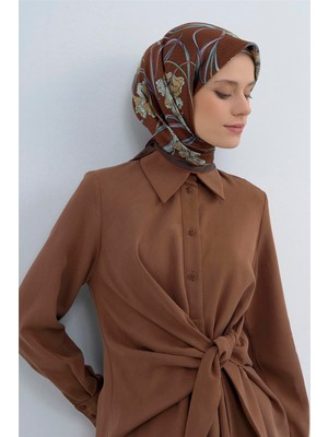 Armine  Saf Ipek Twill Eşarp 9512D 54