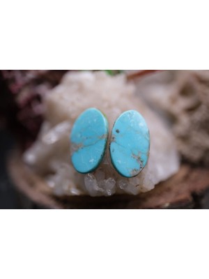 Aries 5.85CT 15.5x9.8mm Natural Turquase Pair