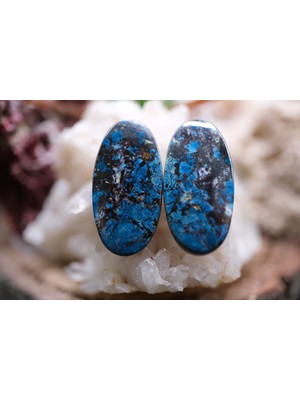 Aries 20.00CT 20.7X10.7MM Natural  Azurite Pair