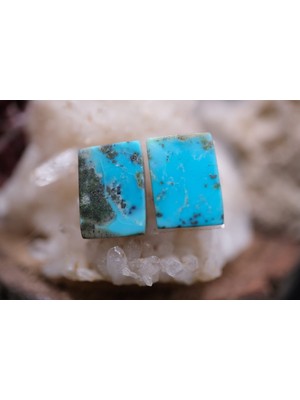 Aries 7.45CT 12X8.6MM Natural Turquase  Pair