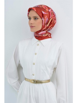 Armine  Saf Ipek Twill Eşarp 9532D 35