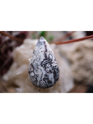 Aries 14.60CT 26.2X15.6MM Natural Crazy Lace Agat