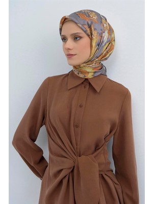 Armine  Saf Ipek Twill Eşarp 9523D 53