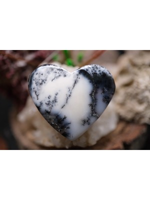 Aries 34.55CT 30.6X28.1MM Natural Dentric Agate