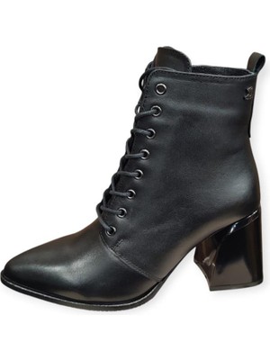 Pepita Venüs 2552004K Topuklu Baglı Kadın Deri Bot