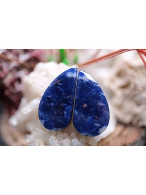 Aries 16.70CT 22.9X12.2MM Natural Sodalite Pair