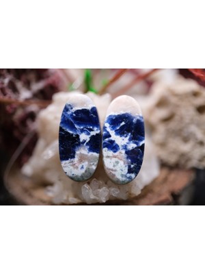 Aries 18.45CT 23.6X11.3MM Natural Sodalite Pair