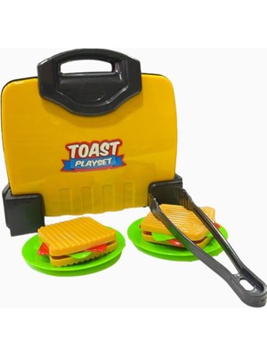 Oyuncakzade Evcilik Mutfak Seti Aksesuarlı 25 cm Tost Makinesi Aksesuarlı Set