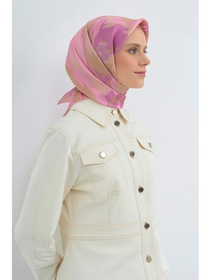 Armine  Saf Ipek Twill Eşarp 9507D 58