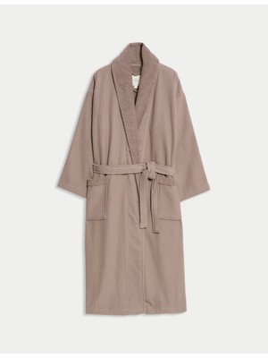 Marks & Spencer Saf Pamuk Waffle Sabahlık