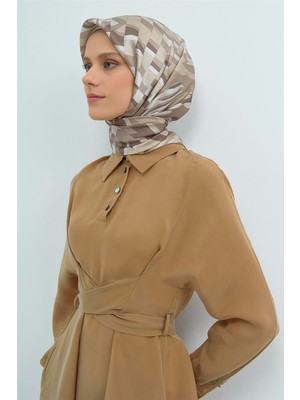 Armine  Saf Ipek Twill Eşarp 9507D 03
