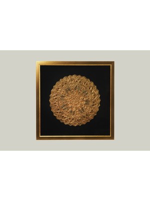 50X50CM 3 Boyutlu Camlı ve Çerçeveli Tablo