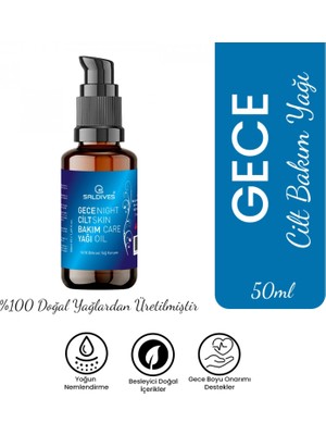 Saldives Gece Bakım Yağı 50 ml