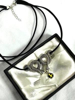 Dükkan Design Silver Snake Medusa Kolye