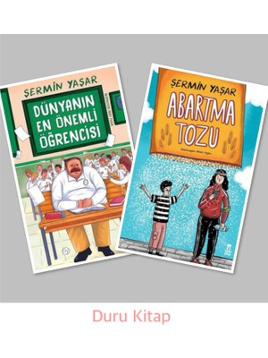 Taze Kitap Şermin Yaşar - Dünyanın En Önemli Öğrencisi - Abartma Tozu (Kızma Birader Oyun Seti Hediye)