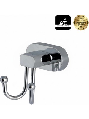 Premium Pirinç Doruk 2li Askılık