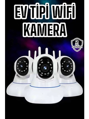 Wifi Kamerası Çift Yönlü Bebek Güvenlik Kamerası Gece Görüşlü