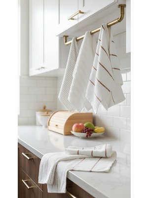 Efendioğlu Türcan Mutfak Havlusu 6'lı 30X50 cm krem rengi