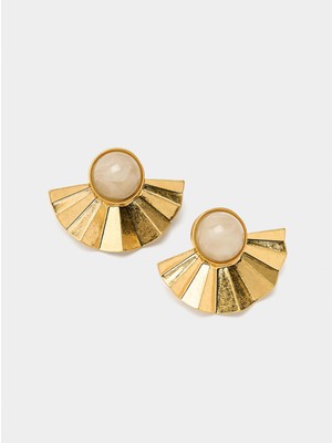 Parfois Resin Detaylı Yelpaze Küpe