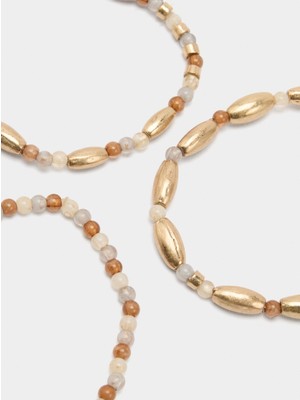 Parfois Boncuklu Elastik Bileklik Seti