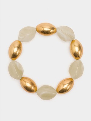 Parfois Oval Boncuklu Elastik Bileklik