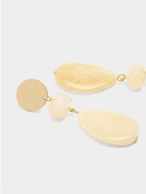 Parfois Taş Efektli Uzun Küpe