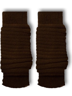 Chic & Shine Premium Triko Örgü Çorap Tozluk - Leg Warmer Ayak Isıtıcı