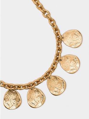 Parfois Oval Sarkıt Zincirli Kısa Kolye