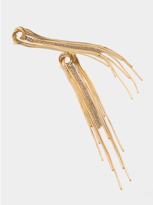 Parfois Zincir Düğümlü Uzun Küpe