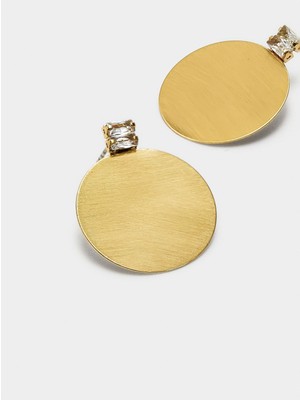 Parfois Küp Zirkonlu Yuvarlak Küpe