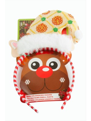 Linarx Noel Baba Şapkası Yılbaşı Taç