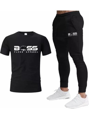 Trove Ultra Hafif Bambu Yeni Kreasyon Dijital Baskılı Kısa Kollu Yazlık Erkek Eşofman Takımı