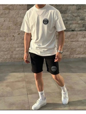 Adrift Oversize Geniş Kalıp Tshirt ve Penye Şort Yazlık Takım