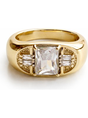 Venüs Design Çelik Taşlı Yüzük (Ayarlanabilirdir)