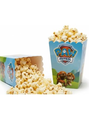 Paw Patrol Temalı Mısır Kutusu 8'li Popcorn Kutusu
