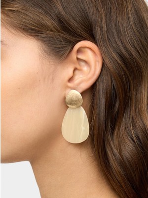 Parfois Inci Çiçekli Uzun Küpe