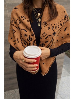 Venüs Design Etnik Desenli Şal