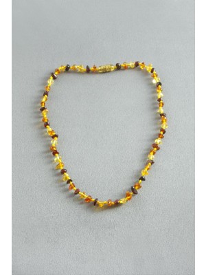 Linarx Bebek Kehribar Taşlı Kolye