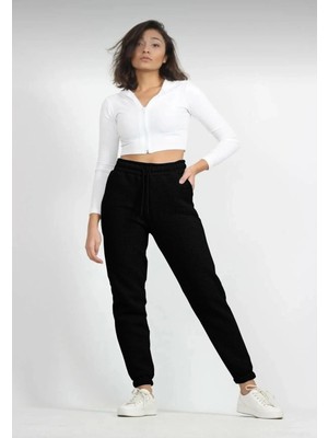 Adrift Lion Company Unisex 2ip Şardonlu Kışlık Eşofman Altı ESF01