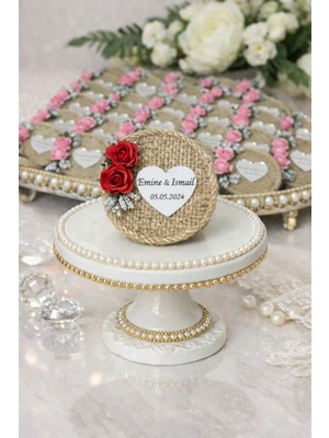 Düğün Nişan Söz Kına Gecesi Için Jüt Magnet 25 Adettir NO119