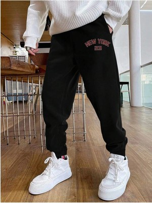 Adrift Hypemode Letter Graphic Drawstring Waist Eşofman Altı