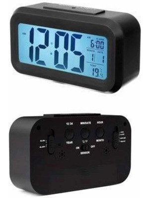 Yaman Market Dijital Masa Saati Takvim Çalar Saat Alarmlı Işıklı LED Ekran Pilli - KB002H-6IACI4