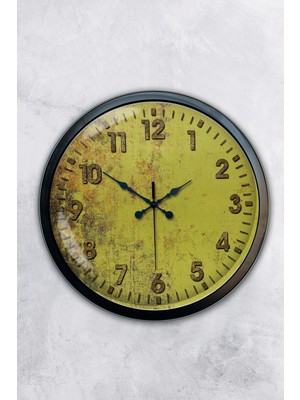 Kasva Concept Hediyelik 40 cm Siyah Metal Butterfly Duvar Saati