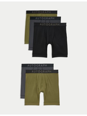 Marks & Spencer 5'li Nefes Alabilir:trade_mark: Stretch Uzun Paça Trunk Seti